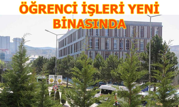 Öğrenci İşleri Yeni Binasında