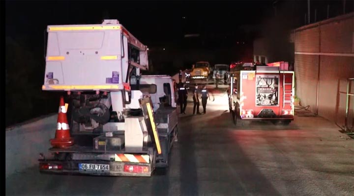 Karabük Üniversitesinde Yangın