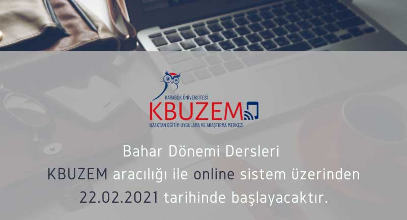 Bahar Dönemi Dersleri 22 Şubatta Başlıyor