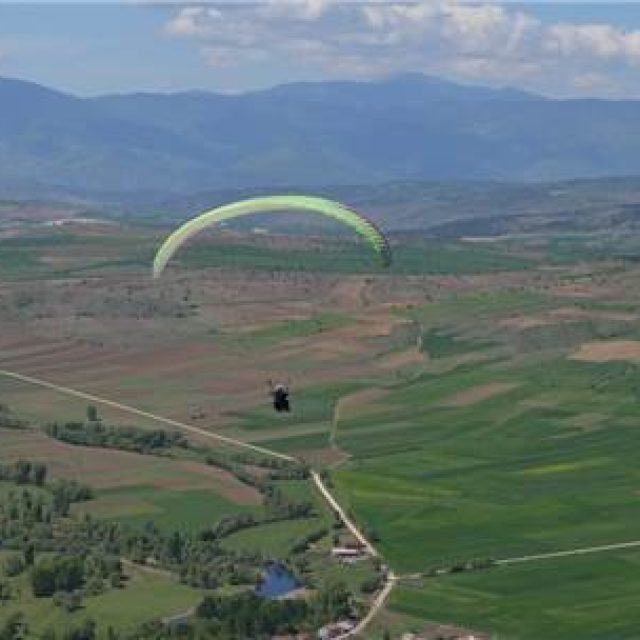 Karabük’te Yamaç Paraşütü