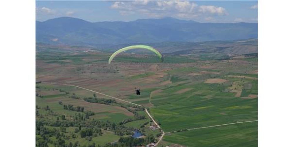 Karabük’te Yamaç Paraşütü
