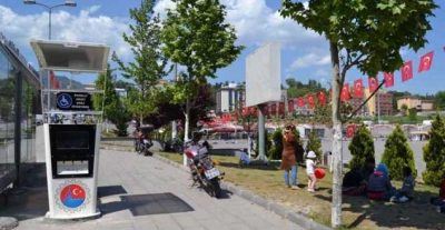Engelli Aracı Şarj İstasyonu – Kent Meydanı otobüs durağı