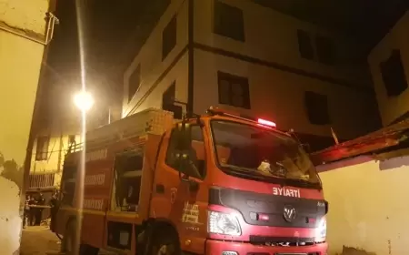 Safranbolu 'nun Tarihi Konaklarından Birinde Korkutan Yangın