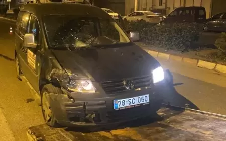 Karabük'te Alkollü Sürücü Yine Kaza Yaptı