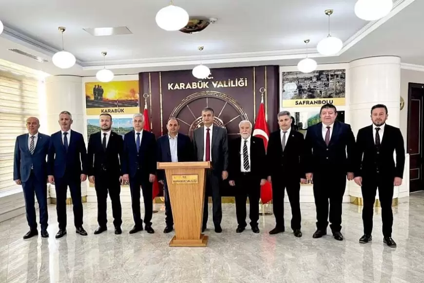 Vali Yavuz Özçelik İş Sendikası Heyetini Kabul Etti