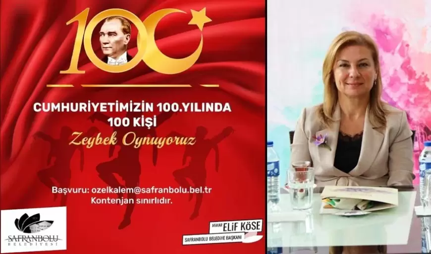 Safranbolu 'da 100 Kişilik Zeybek Gösterisi