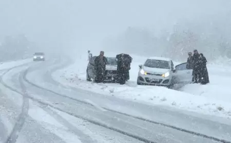 Karabük’te Yoğun Kar Yağışı Trafikte Aksaklıklara Neden Oldu