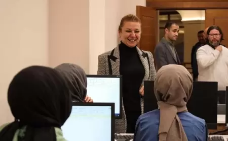 Başkan Elif Köse, Mesleki Teknik Eğitim Kurslarını Ziyaret Etti