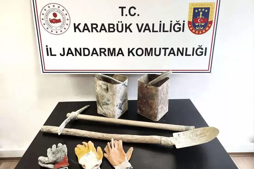 Karabük’te Ormanlık Alanda Kaçak Kazı Operasyonu