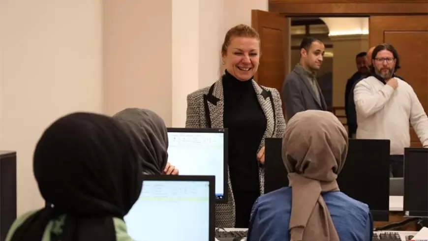 Başkan Elif Köse, Mesleki Teknik Eğitim Kurslarını Ziyaret Etti