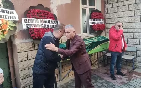Zonguldak’ta Gazeteci Erhan Çakmak Son Yolculuğuna Uğurlandı