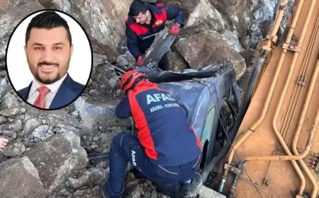 Karabük’te İş Makinesine Kaya Düştü: 1 Kişi Öldü