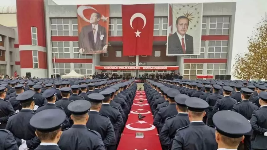 Karabük POMEM'den Mezun Olan Polis Adayları Yemin Etti